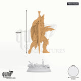 Elias tabletop miniature (75mm Scale) - 99 mm tall, 56 mm base, 1+1 part assembly - DM Stash 3D print by Qumi