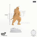 Elwahid tabletop miniature (32mm) - 43 mm tall, 25 mm base, 1+1 part assembly - DM Stash 3D print by Qumi