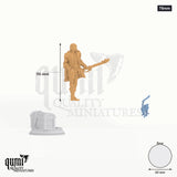 Exotic Ervin Wave Dancer Tabletop-Miniatur (75mm) - 120 mm hoch, 60 mm Base - DM Stash 3D-Druck von Qumi
