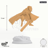 Exotic Warrior Firenzia Tabletop-Miniatur (75mm Scale) - 73 mm hoch, 60 mm Base - DM Stash 3D-Druck von Qumi