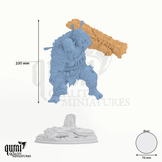 Flim & Krim Tabletop-Miniatur - 100 mm hoch, 76 mm Base, 2 Körperteile + 1 Base - DM Stash 3D-Druck von Qumi