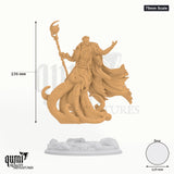 Frederik tabletop miniature (75mm Scale) - 156 mm tall, 119 mm base, 1+1 part assembly - DM Stash 3D print by Qumi