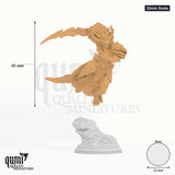 Gresnos Tabletop-Miniatur (32mm Scale) - 45 mm hoch, 25 mm Base, 1 Körperteil + 1 Base - DM Stash 3D-Druck von Qumi