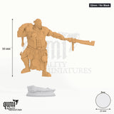 Half Orc Vampiric Chef Gunthrak Tabletop-Miniatur (32mm / No Mask) - 50 mm hoch, 25 mm Base - DM Stash 3D-Druck von Qumi