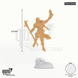 Hand of Seroca tabletop miniature (75mm Scale) - 124 mm tall, 60 mm base, 1+1 part assembly - DM Stash 3D print by Qumi