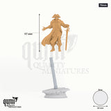 Harvold tabletop miniature (75mm) - 97 mm tall, 60 mm base, 1+2 part assembly - DM Stash 3D print by Qumi