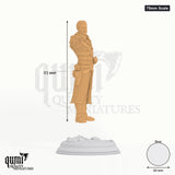 Lorthren tabletop miniature (75mm Scale) - 93 mm tall, 60 mm base, 1+1 part assembly - DM Stash 3D print by Qumi