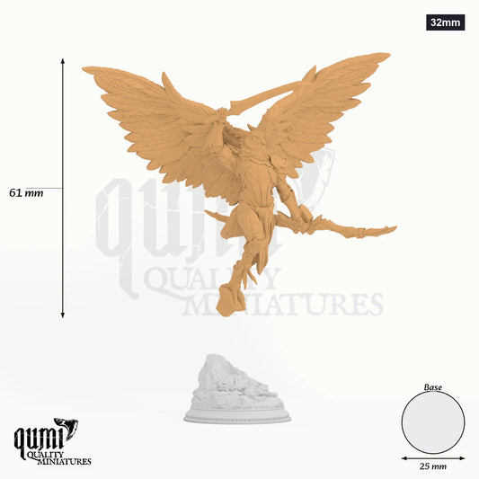 Horace Tabletop-Miniatur (32mm) - 61 mm hoch, 25 mm Base, 1 Körperteil + 1 Base - DM Stash 3D-Druck von Qumi