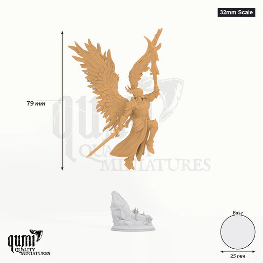 Exotic Horauthin Tabletop-Miniatur (32mm Scale) - 79 mm hoch, 25 mm Base, 1 Körperteil + 1 Base - DM Stash 3D-Druck von Qumi