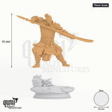 Hu Shen Tabletop-Miniatur (75mm Scale) - 85 mm hoch, 60 mm Base, 1 Körperteil + 1 Base - DM Stash 3D-Druck von Qumi