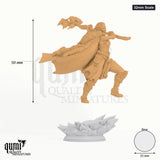 Ice Heart tabletop miniature (32mm Scale) - 50 mm tall, 25 mm base, 1+1 part assembly - DM Stash 3D print by Qumi