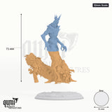 Idinhelieth Tabletop-Miniatur (32mm Scale) - 71 mm hoch, 51 mm Base, 2 Körperteile + 1 Base - DM Stash 3D-Druck von Qumi