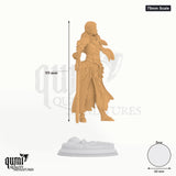 Ilnia Vasrith tabletop miniature (75mm Scale) - 99 mm tall, 60 mm base, 1+1 part assembly - DM Stash 3D print by Qumi