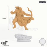 Indua Ne tabletop miniature (75mm Scale) - 98 mm tall, 60 mm base, 1+1 part assembly - DM Stash 3D print by Qumi