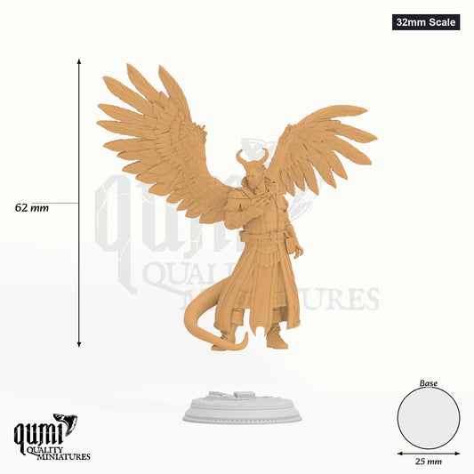 Istar Tabletop-Miniatur (32mm Scale) - 62 mm hoch, 25 mm Base, 1 Körperteil + 1 Base - DM Stash 3D-Druck von Qumi