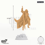 Fanatsy Maiden Jeanne Tabletop-Miniatur (75mm Scale) - 115 mm hoch, 60 mm Base - DM Stash 3D-Druck von Qumi