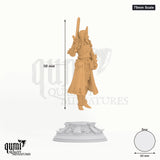 Johanna Saffron the Pious tabletop miniature (75mm Scale) - 98 mm tall, 60 mm base - DM Stash 3D print by Qumi