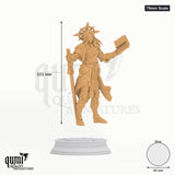 Johanna Saffron the Scorned tabletop miniature (75mm Scale) - 101 mm tall, 60 mm base - DM Stash 3D print by Qumi