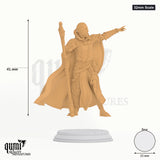 Jonas tabletop miniature (32mm Scale) - 41 mm tall, 25 mm base, 1+1 part assembly - DM Stash 3D print by Qumi