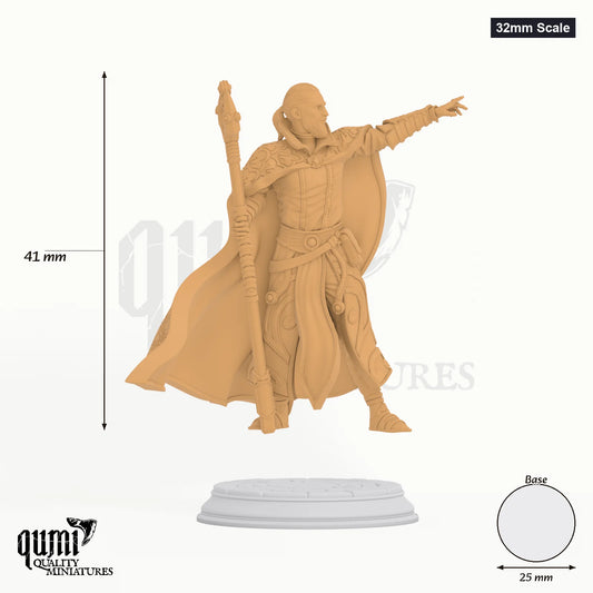 Jonas Tabletop-Miniatur (32mm Scale) - 41 mm hoch, 25 mm Base, 1 Körperteil + 1 Base - DM Stash 3D-Druck von Qumi