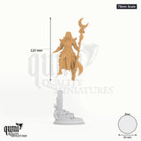Kadna Glydrin tabletop miniature (75mm Scale) - 120 mm tall, 60 mm base, 1+1 part assembly - DM Stash 3D print by Qumi
