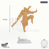 Exotic Humanoid Kuzen Tabletop-Miniatur (75mm Scale) - 107 mm hoch, 60 mm Base - DM Stash 3D-Druck von Qumi