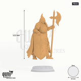 Lars tabletop miniature (75mm) - 122 mm tall, 60 mm base, 1+1 part assembly - DM Stash 3D print by Qumi