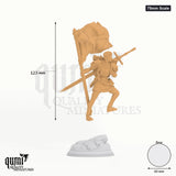 Lionel Tabletop-Miniatur (75mm Scale) - 124 mm hoch, 60 mm Base, 1 Körperteil + 1 Base - DM Stash 3D-Druck von Qumi