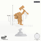 Lochren I Tabletop-Miniatur (32mm Scale) - 42 mm hoch, 25 mm Base, 1 Körperteil + 1 Base - DM Stash 3D-Druck von Qumi