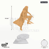 Hexhunter Mayor tabletop miniature (75mm Scale) - 94 mm tall, 60 mm base, 1+1 part assembly - DM Stash 3D print by Qumi