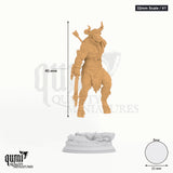Minotaurs of Labyrinth Tabletop-Miniatur (32mm Scale / V1) - 46 mm hoch, 25 mm Base - DM Stash 3D-Druck von Qumi