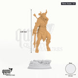 Minotaurs of Labyrinth Tabletop-Miniatur (75mm Scale / V1) - 108 mm hoch, 60 mm Base - DM Stash 3D-Druck von Qumi
