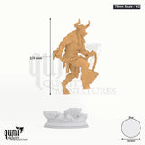 Minotaurs of Labyrinth Tabletop-Miniatur (75mm Scale / V2) - 104 mm hoch, 60 mm Base - DM Stash 3D-Druck von Qumi