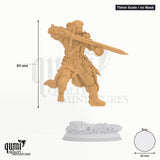 Professional Hexhunter Miniatur Mortimer tabletop miniature (75mm Scale / no Mask) - 89 mm tall - DM Stash 3D print by Qumi