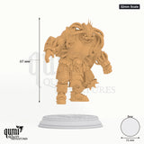 Muscles Tabletop-Miniatur (32mm Scale) - 67 mm hoch, 51 mm Base, 1 Körperteil + 1 Base - DM Stash 3D-Druck von Qumi