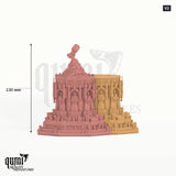 Corrupted Chalice Terrain tabletop miniature (V2) - 130 mm tall, 3 part assembly - DM Stash 3D print by Qumi