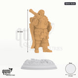 Nilyerg Dwarven Marksman Tabletop-Miniatur (32mm Scale) - 30 mm hoch, 25 mm Base - DM Stash 3D-Druck von Qumi