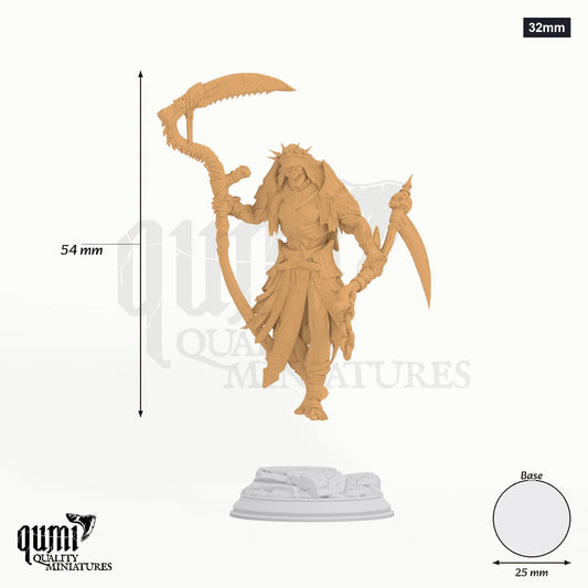 Norminos Tabletop-Miniatur (32mm) - 54 mm hoch, 25 mm Base, 1 Körperteil + 1 Base - DM Stash 3D-Druck von Qumi