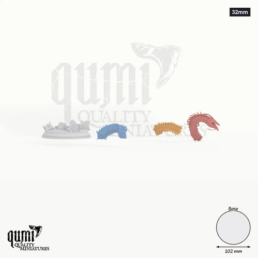 Sea Old Mawgrin Tabletop-Miniatur (32mm) - 65 mm hoch, 102 mm Base, 3 Körperteile + 1 Base - DM Stash 3D-Druck von Qumi