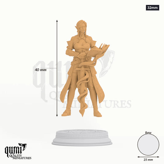 Proctor Synthelia Tabletop-Miniatur (32mm) - 40 mm hoch, 25 mm Base, 1 Körperteil + 1 Base - DM Stash 3D-Druck von Qumi