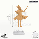 Margaux Tabletop-Miniatur (75mm Scale / Necro) - 104 mm hoch, 60 mm Base, 1 Körperteil + 1 Base - DM Stash 3D-Druck von Qumi