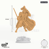 Puss-In-Boots tabletop miniature (32mm Scale) - 44 mm tall, 25 mm base, 1+1 part assembly - DM Stash 3D print by Qumi