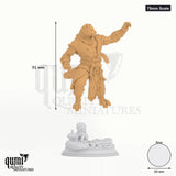 Exotic Raiko Tiger Monk Tabletop-Miniatur (75mm Scale) - 92 mm hoch, 60 mm Base - DM Stash 3D-Druck von Qumi