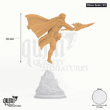 Reyvith Tabletop-Miniatur (32mm Scale / V1) - 38 mm hoch, 25 mm Base, 1 Körperteil + 1 Base - DM Stash 3D-Druck von Qumi