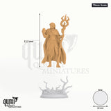 Saratha the Watchful tabletop miniature (75mm Scale) - 114 mm tall, 60 mm base, 1+1 part assembly - DM Stash 3D print by Qumi