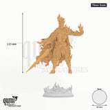 Ser Elias Tabletop-Miniatur (75mm Scale) - 115 mm hoch, 60 mm Base, 1 Körperteil + 1 Base - DM Stash 3D-Druck von Qumi