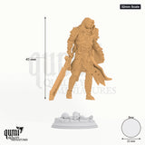 Ser Gaston tabletop miniature (32mm Scale) - 45 mm tall, 25 mm base, 1+1 part assembly - DM Stash 3D print by Qumi