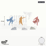 Serocas Devout Tabletop-Miniatur (32mm Scale) - 39 mm hoch, 25 mm Base, 3 Körperteile + 3 Base - DM Stash 3D-Druck von Qumi