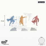 Serocas Devout Tabletop-Miniatur (75mm Scale) - 92 mm hoch, 60 mm Base, 3 Körperteile + 3 Base - DM Stash 3D-Druck von Qumi
