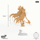 Siltharis Tabletop-Miniatur (32mm) - 56 mm hoch, 25 mm Base, 1 Körperteil + 1 Base - DM Stash 3D-Druck von Qumi